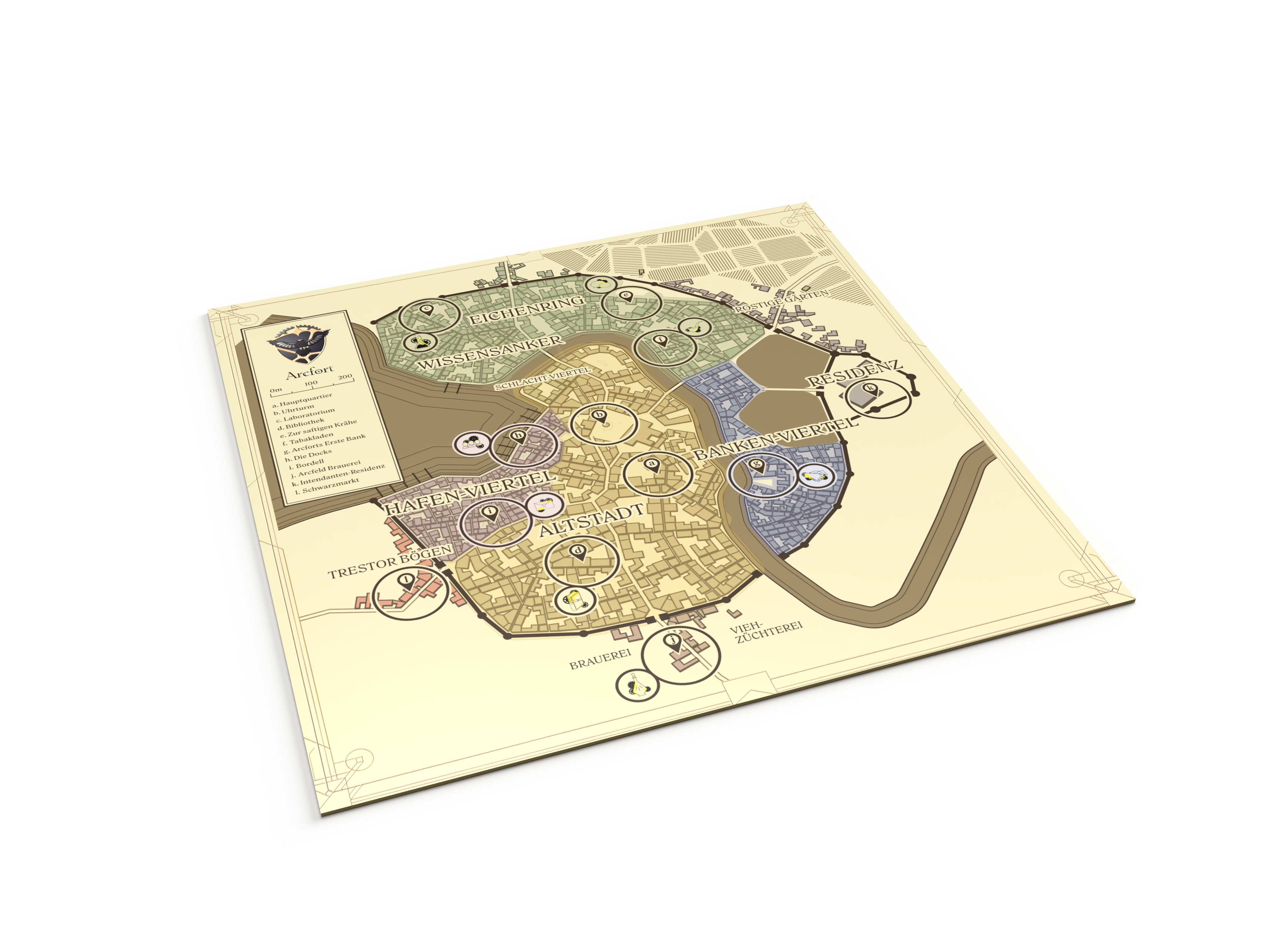 Arcforts Crowning Spielbrett